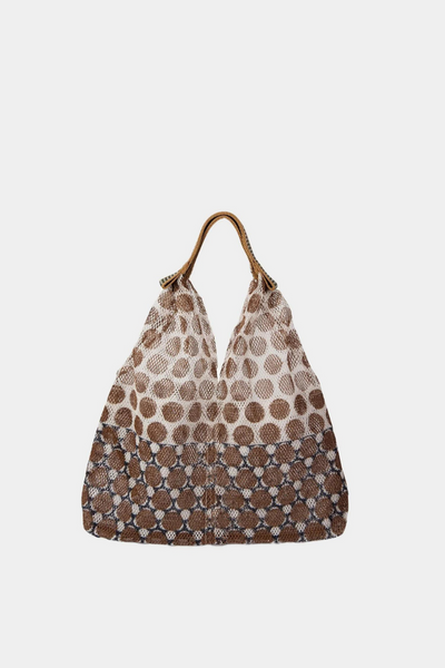 Épice Udaipur Mesh Tote Cacao Dots	