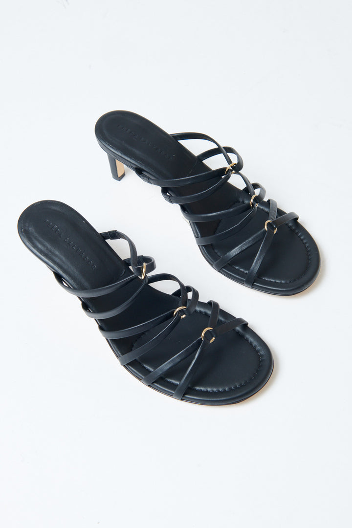 Flat lay of Frēda Salvador Pippa Strappy Heel front view