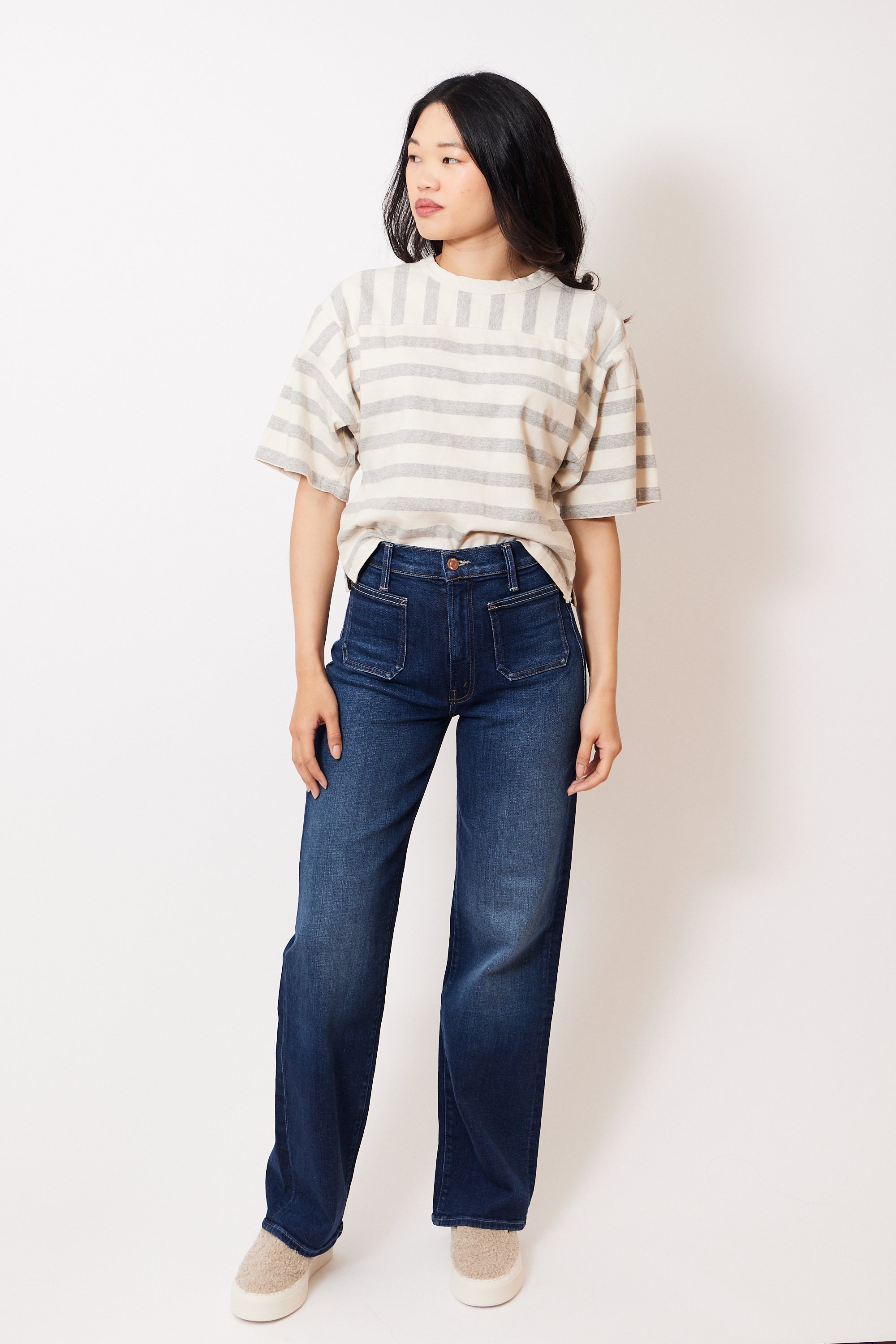Mother Denim Lil Patch Pocket Rambler Zip Sneak – grethen house