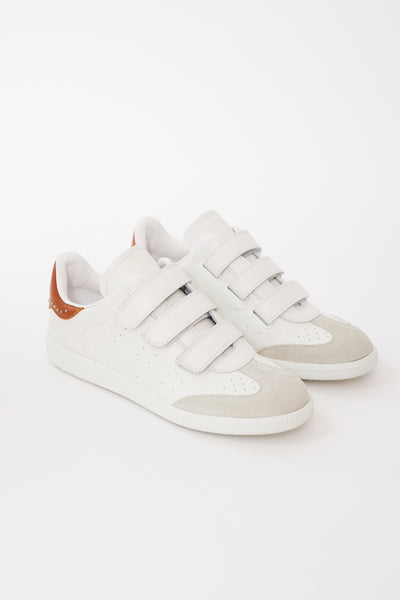 Flat lay of Isabel Marant Étoile Beth Studded Classic Sneaker front view