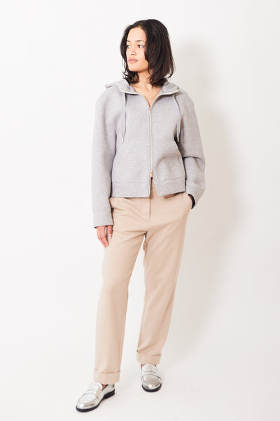 Amanda wearing Peserico Soft Double Cotton Jersey Halyard Pant front view