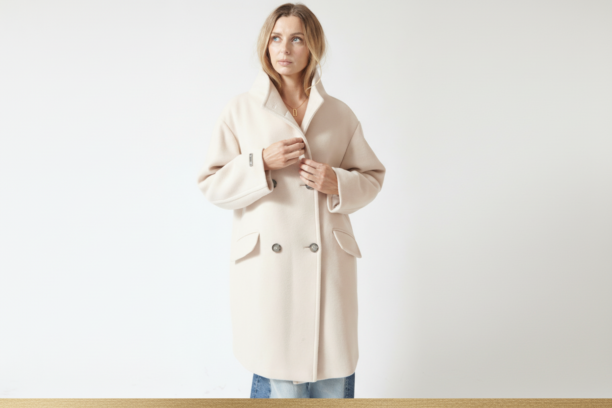Luxury designer winter coats and premium outerwear collection featuring Italian wool and technical fabrics