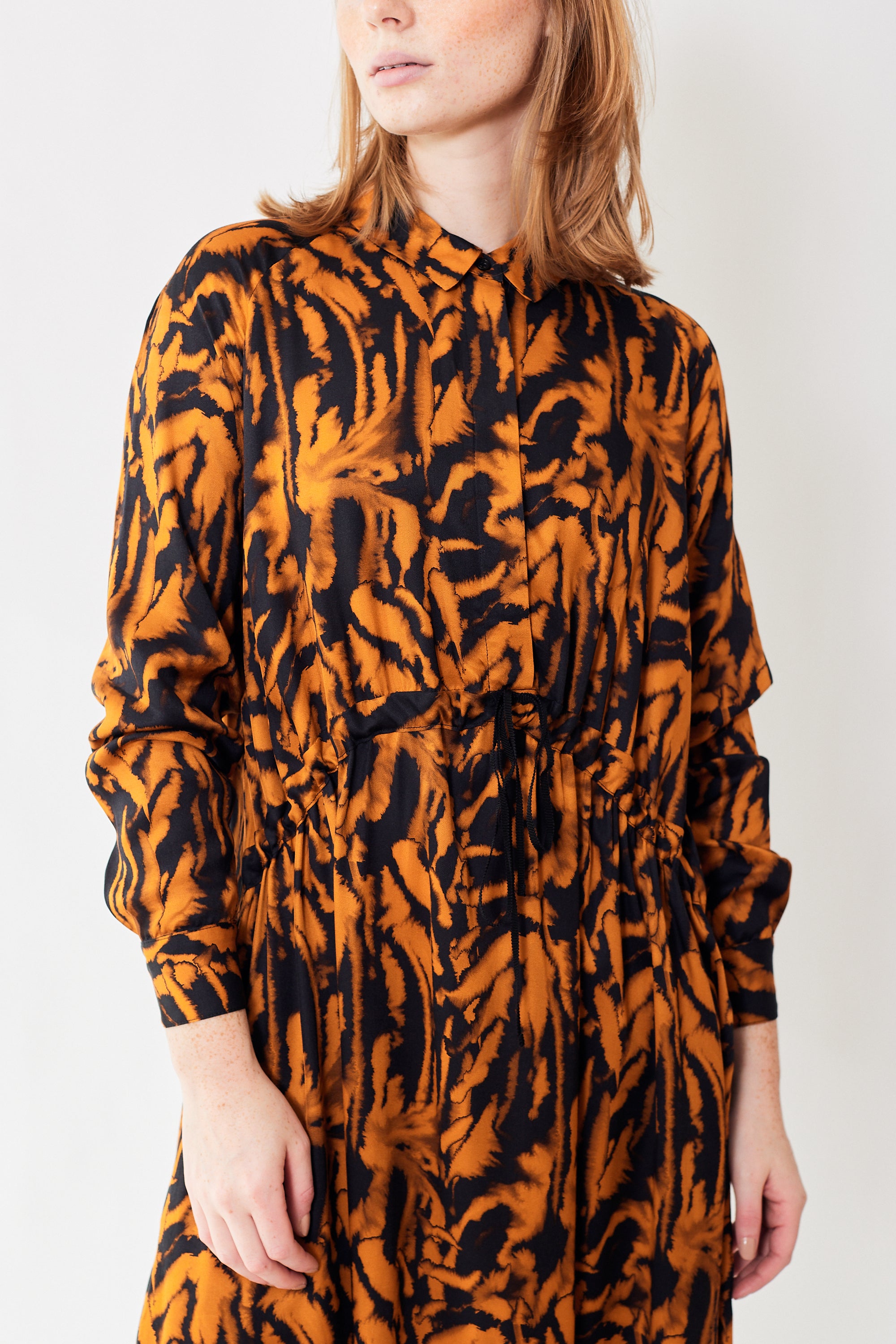 Model Wearing a dress by Stora for Grethen House