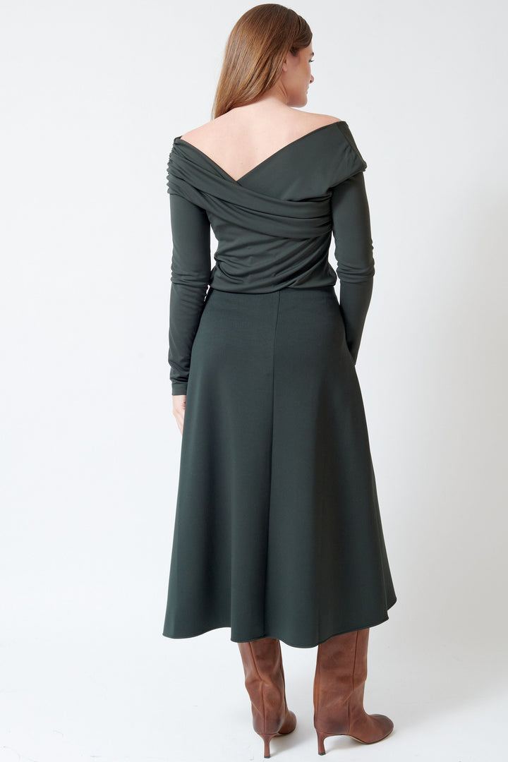 Model wearing Meimeij Iliza Skirt rear view