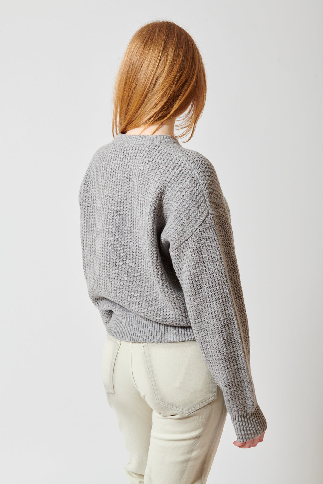 Waverly wearing 6397 Military Mesh Crew rear view