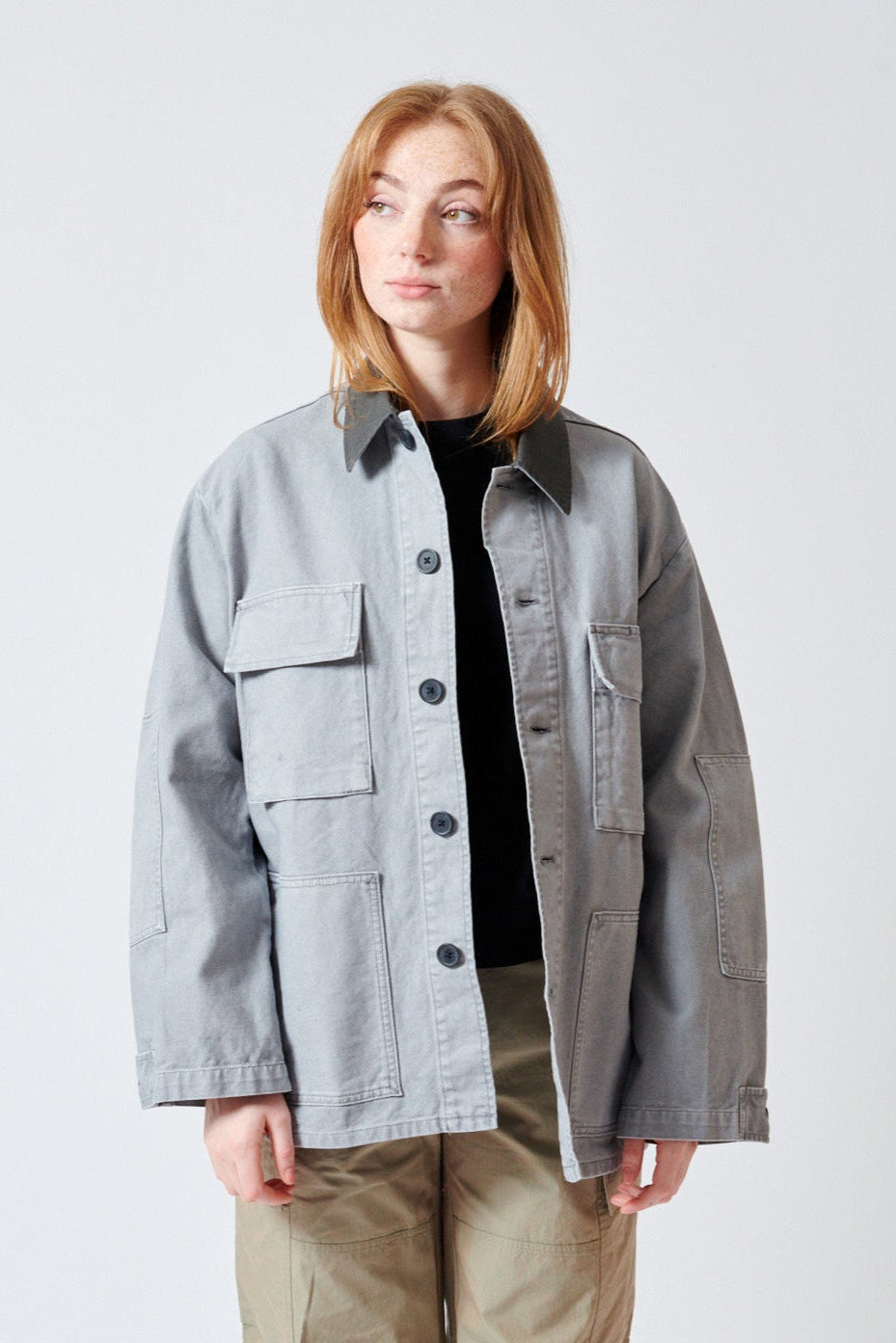 Waverly wearing 6397 Barn Jacket front view