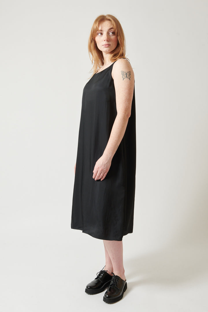 Waverly wearing Evam Eva Inner One Piece front/side view