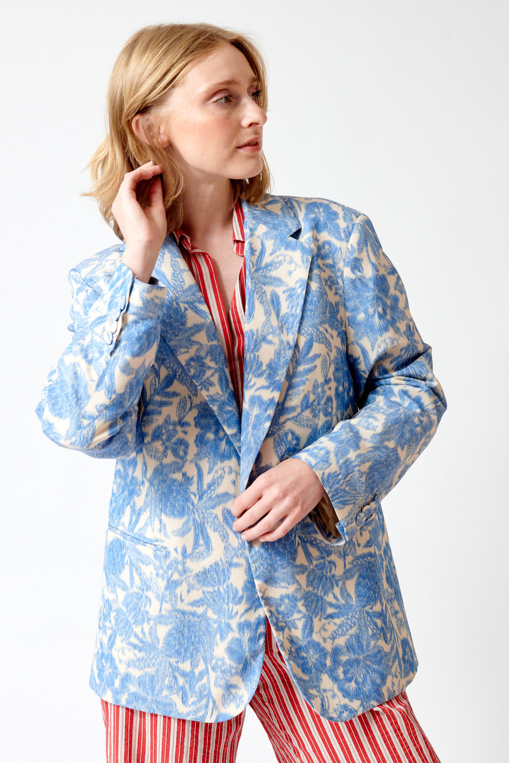 Madi wearing Momoni Capoeira Jacket front view