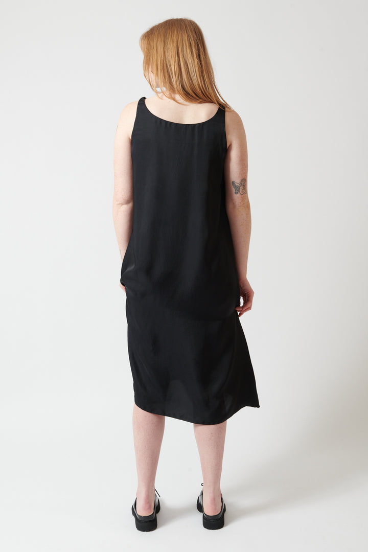 Waverly wearing Evam Eva Inner One Piece rear view