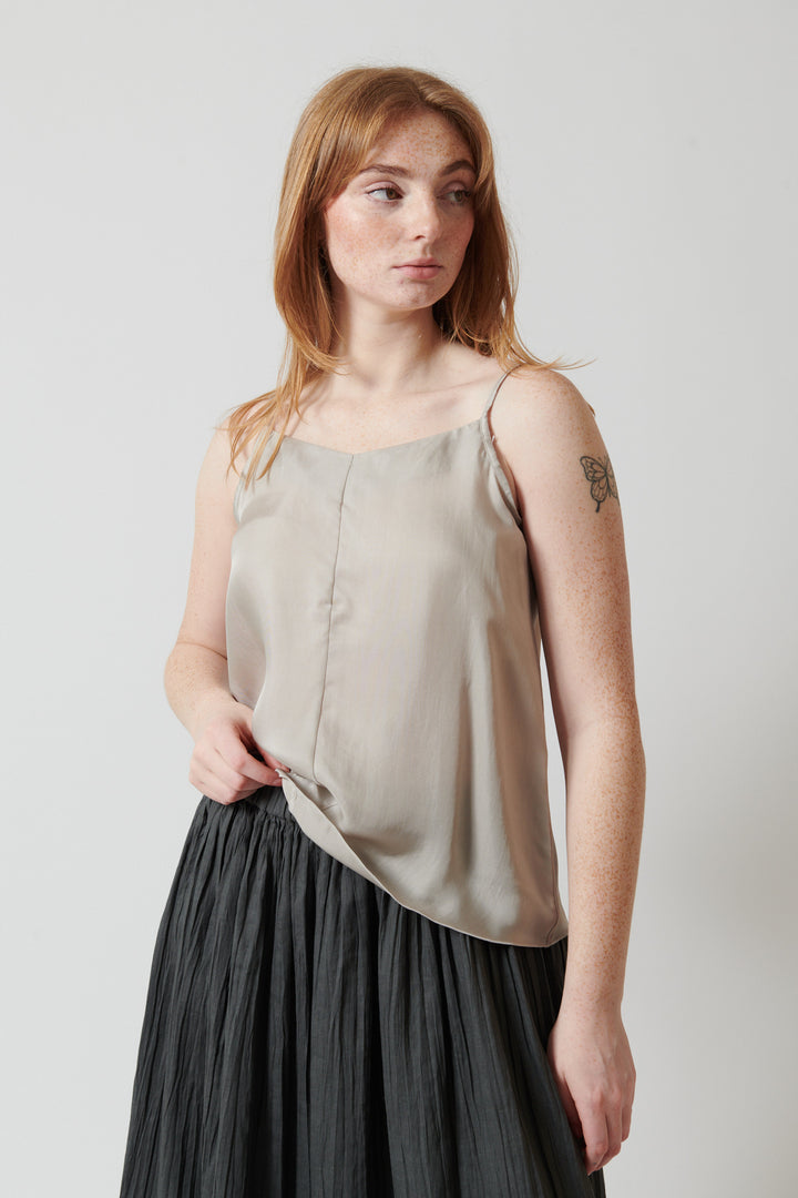Waverly wearing Evam Eva Inner Camisole front view