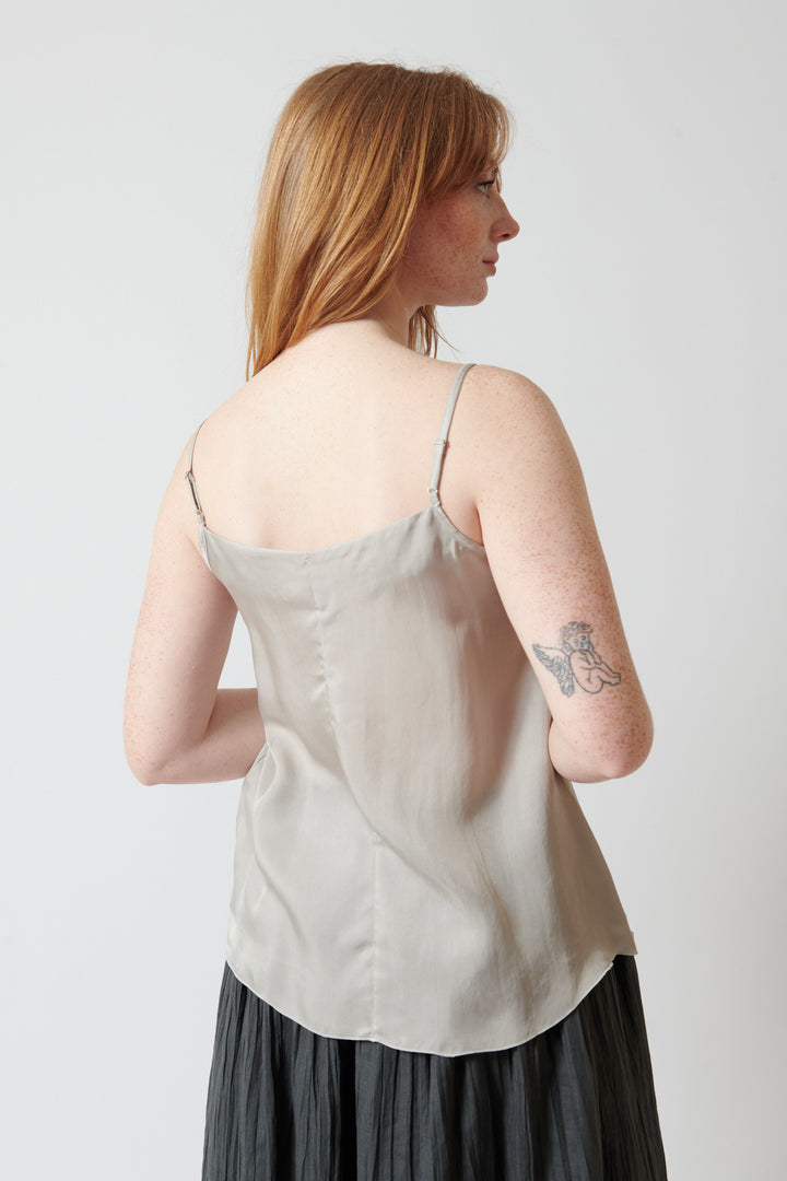 Waverly wearing Evam Eva Inner Camisole rear view