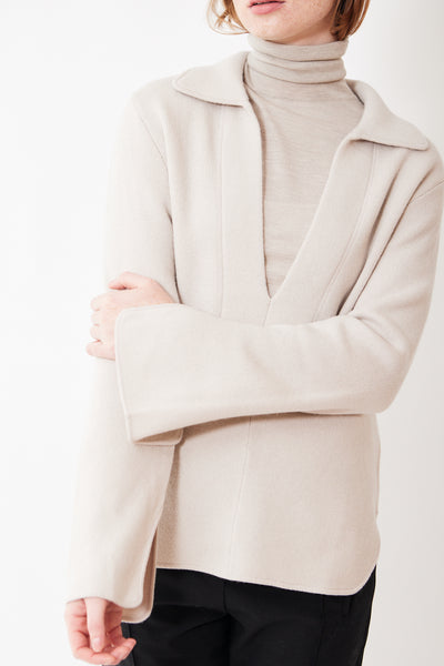 Close-up view of Allude Serafino Sweater