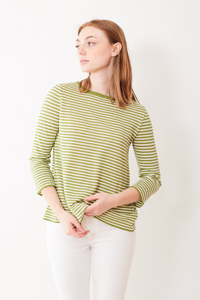 Base Linen Cotton Striped Sweater