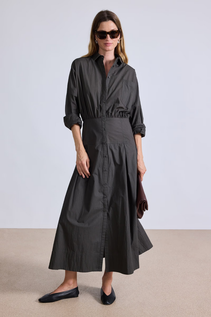 Apiece Apart Pietra Maxi Shirt Dress