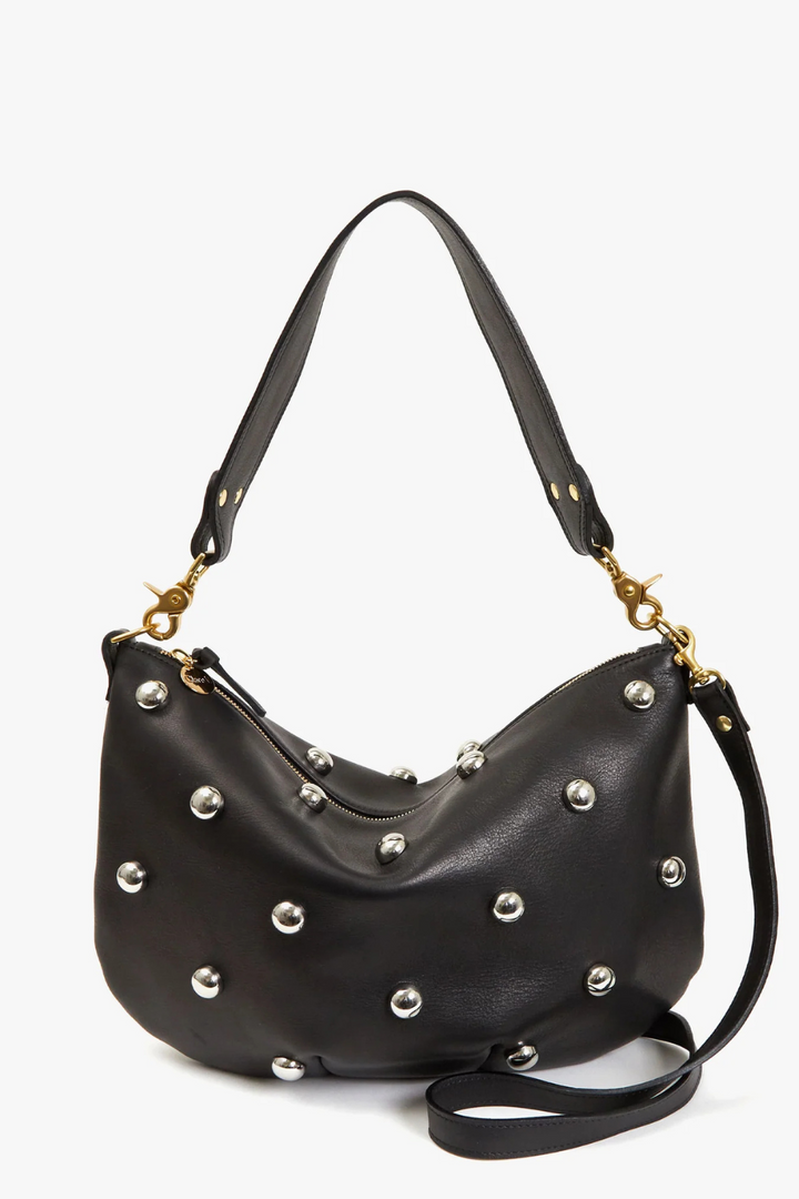 Flat lay of Clare V. Moyen Messenger front view
