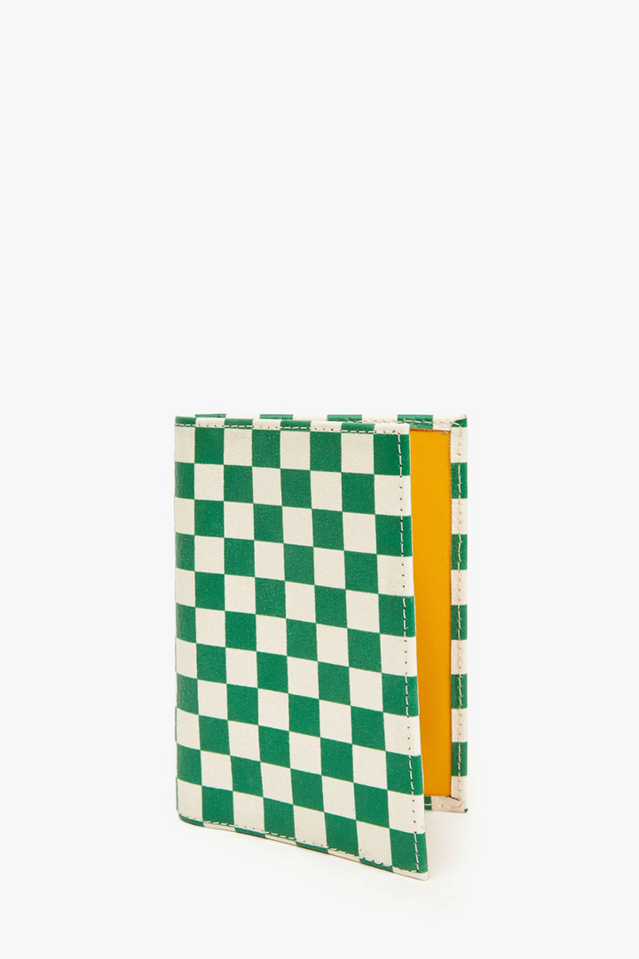 Flat lay of Clare V. Passport Sleeve closed