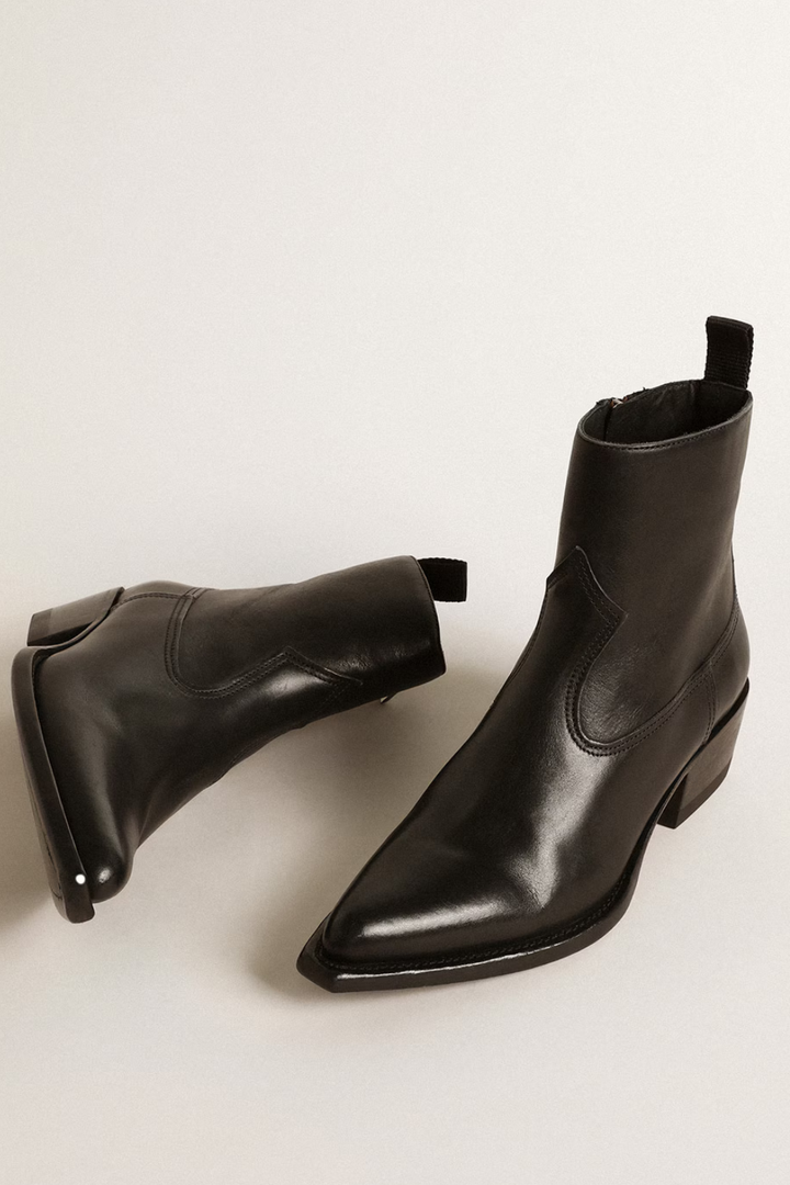 Flat lay of Golden Goose Debbie Boot top view
