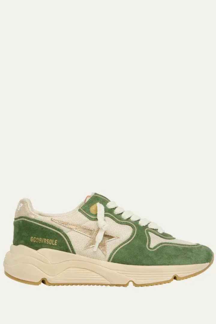Flat lay of Golden Goose Running Sole front view