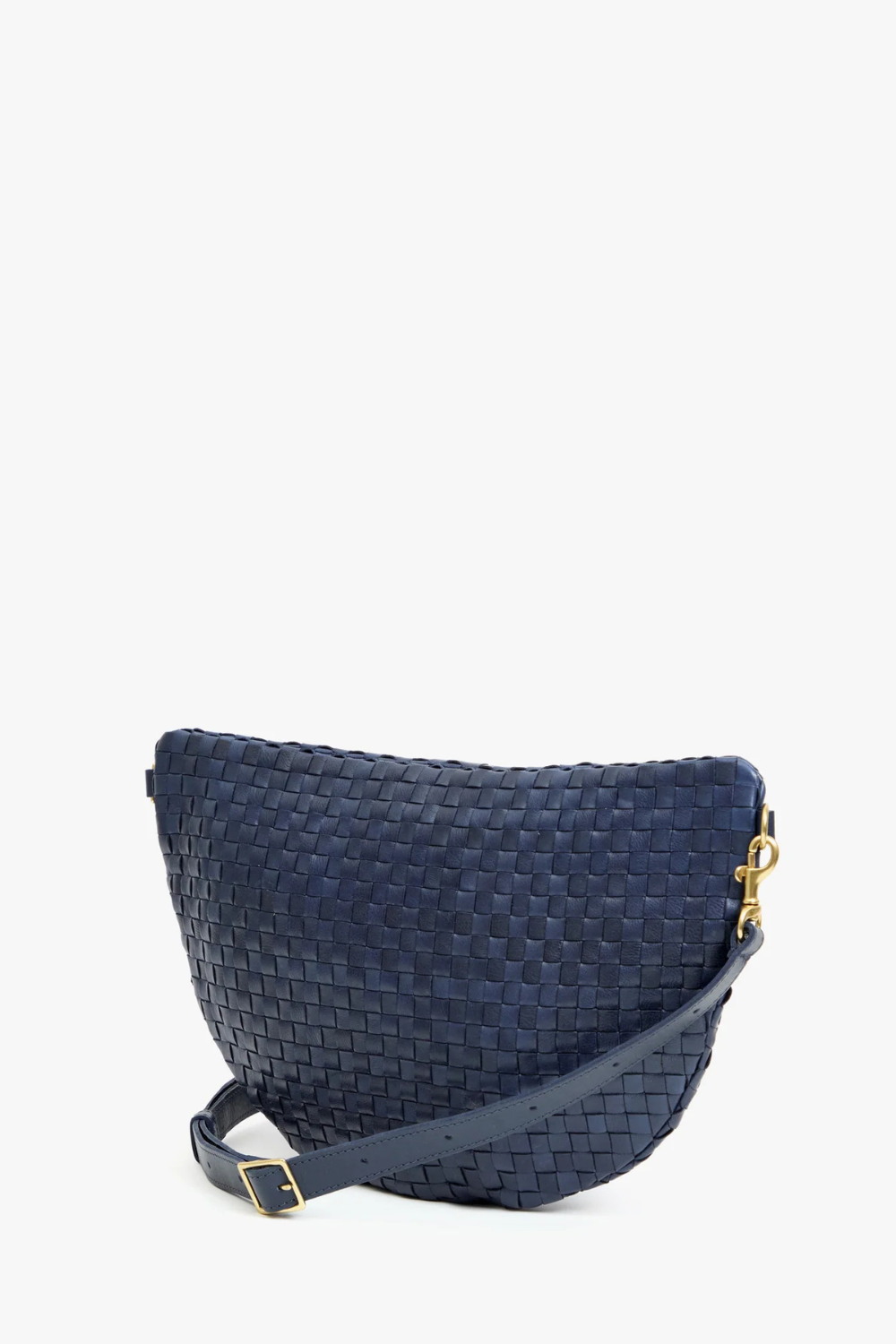Flat lay of Clare V. Grande Fanny rear view
