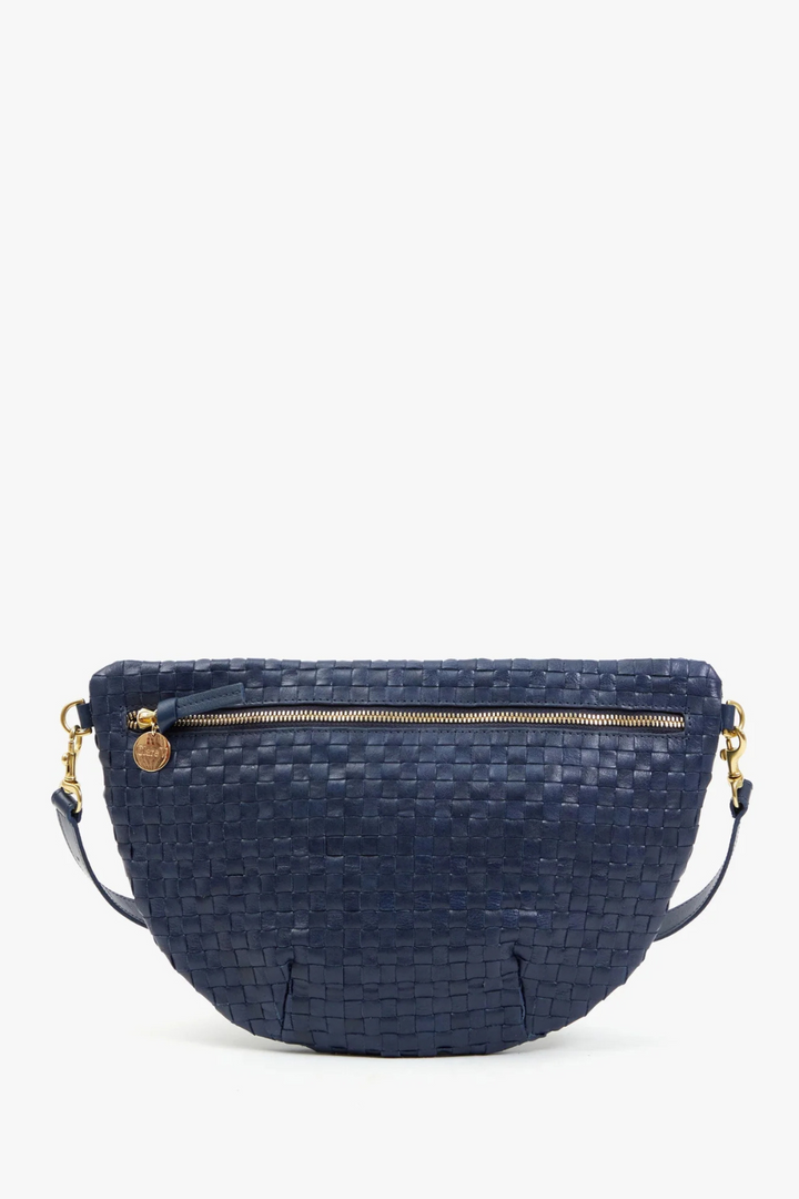 Flat lay of Clare V. Grande Fanny front view
