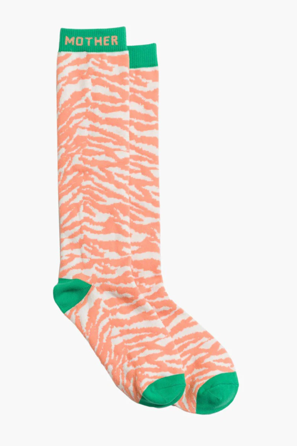 Flat lay of Mother Baby High Stepper Socks front view