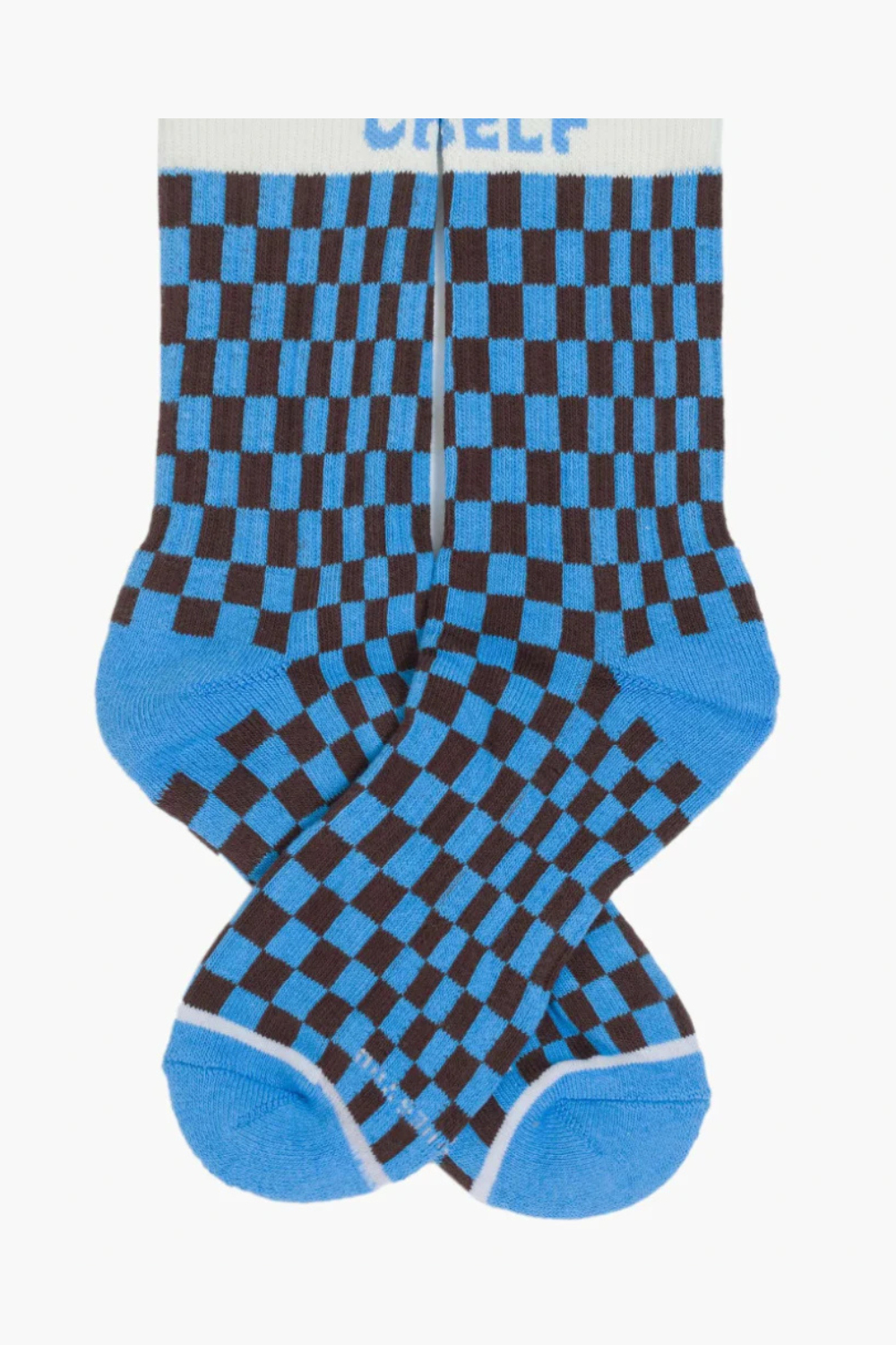 Flat lay of Mother Baby Steps Socks side view