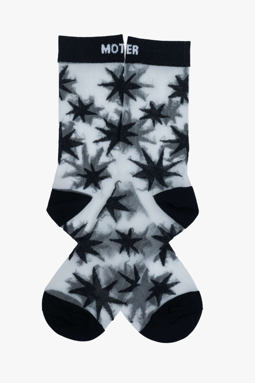 Flat lay of Mother The Step Up Socks front view