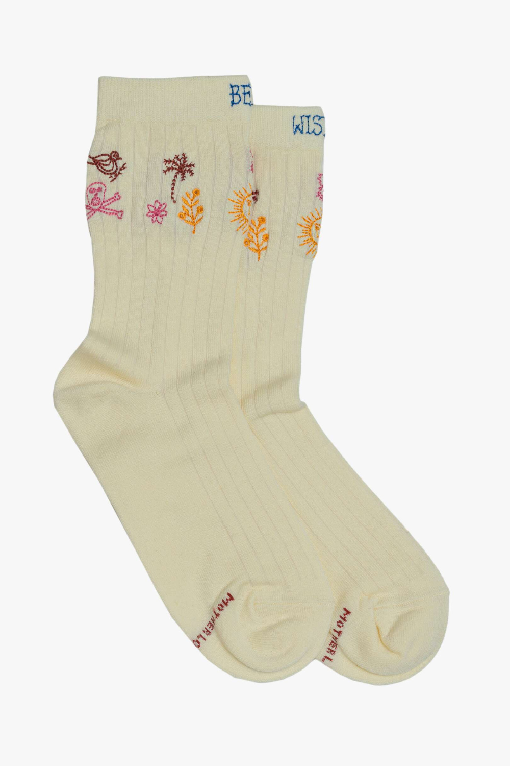 Flat lay of Mother The Half Step Sock front view
