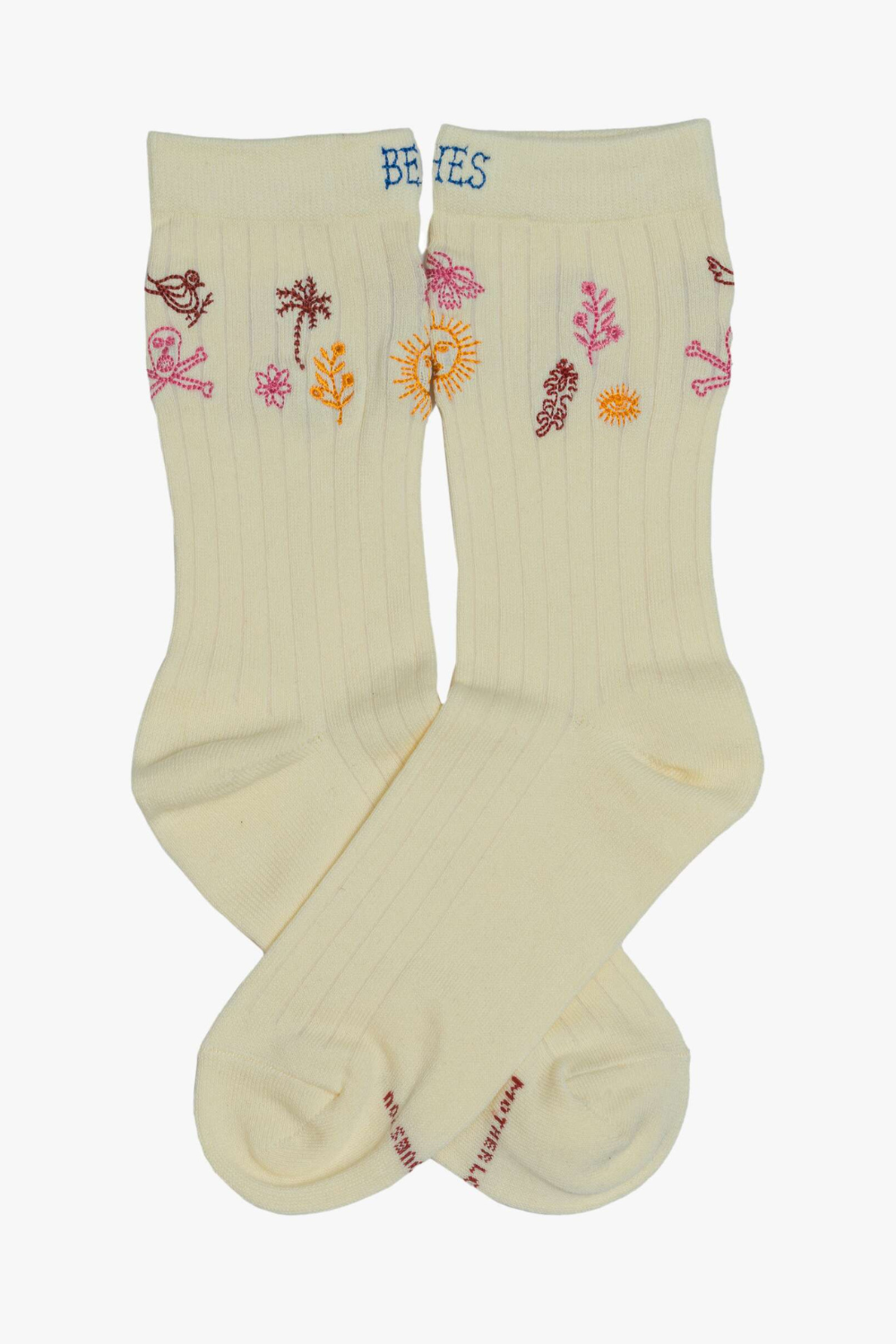 Flat lay of Mother The Half Step Sock front view