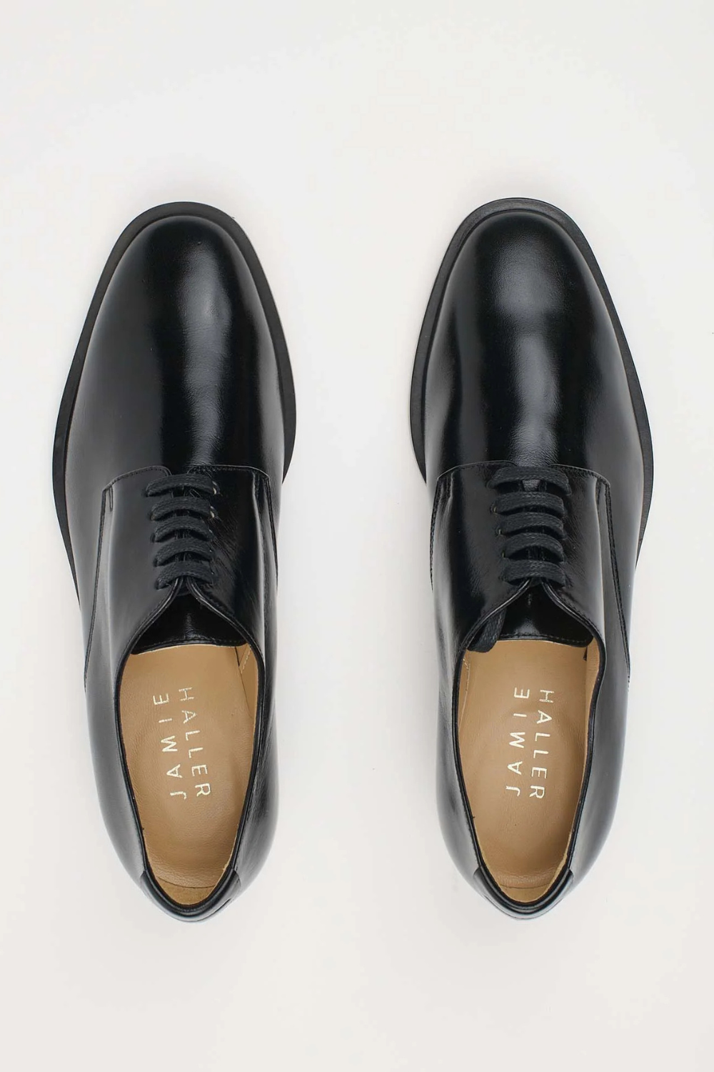 Flat lay of Jamie Haller The Draper Oxford top view