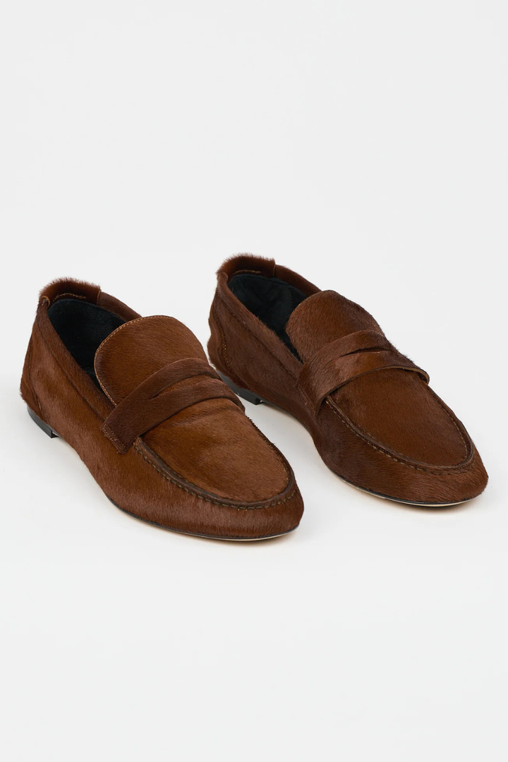 Flat lay of Jamie Haller The Penny Loafer front view