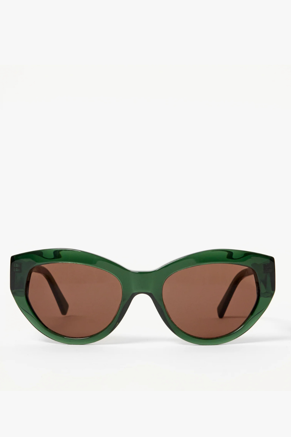 Flat lay of Clare V. Sophia Sunglasses front view