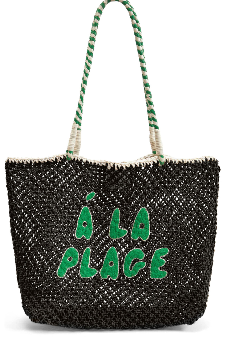 Flat lay of Clare V. L'ete Tote front view