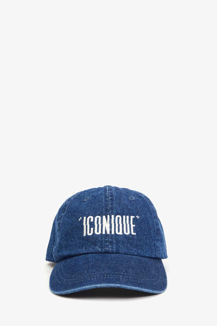 Flat lay of Clare V. Baseball Hat front view