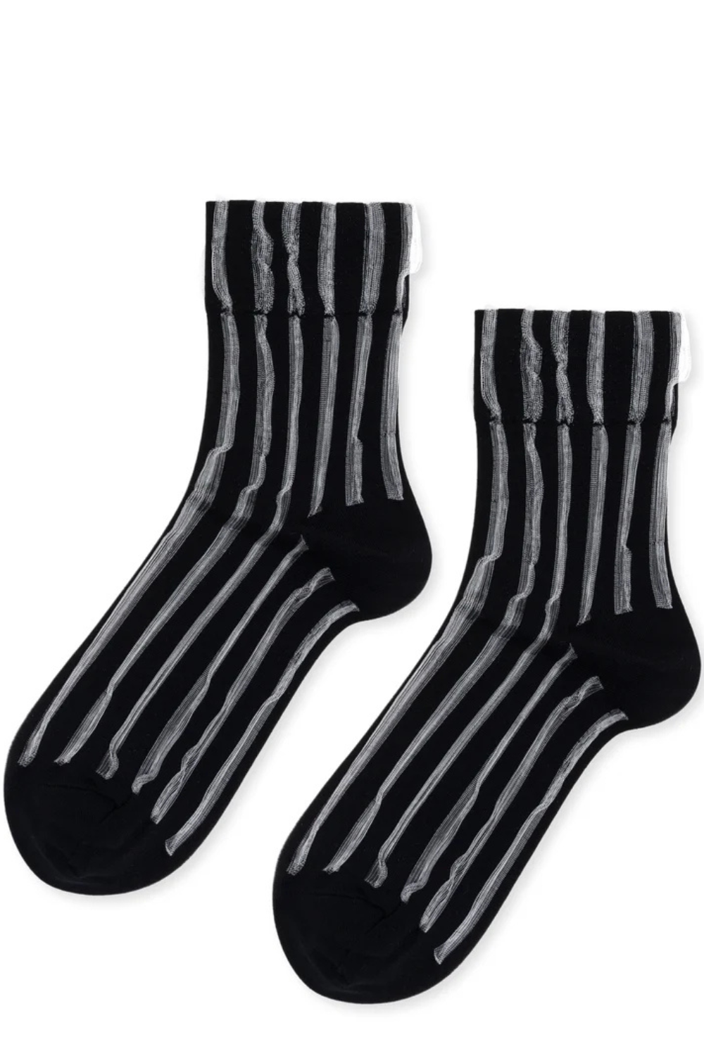  Flat lay of Hansel From Basel Mykonos Sheer Short Crew front view