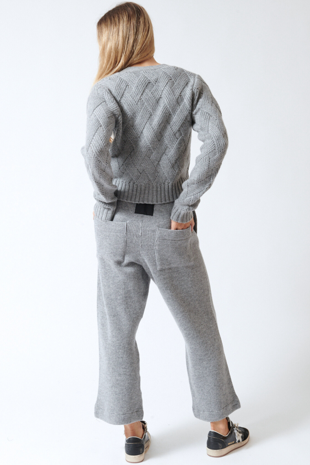 Mari wearing COG The Big Smoke Lana Trousers rear view