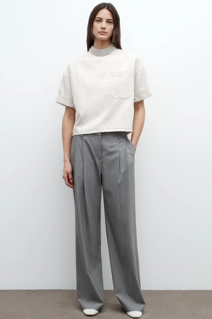 Model wearing TWP Sulli Pant front view