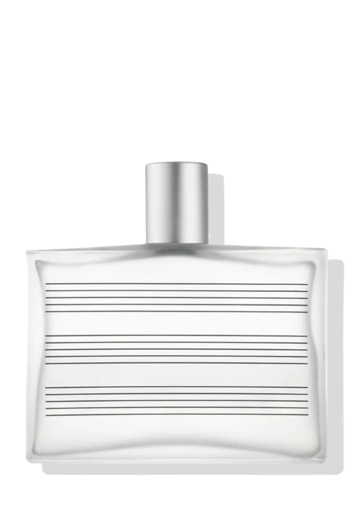 Flat lay of Comme des Garçons EDT 100ml Max Richter 01 rear view