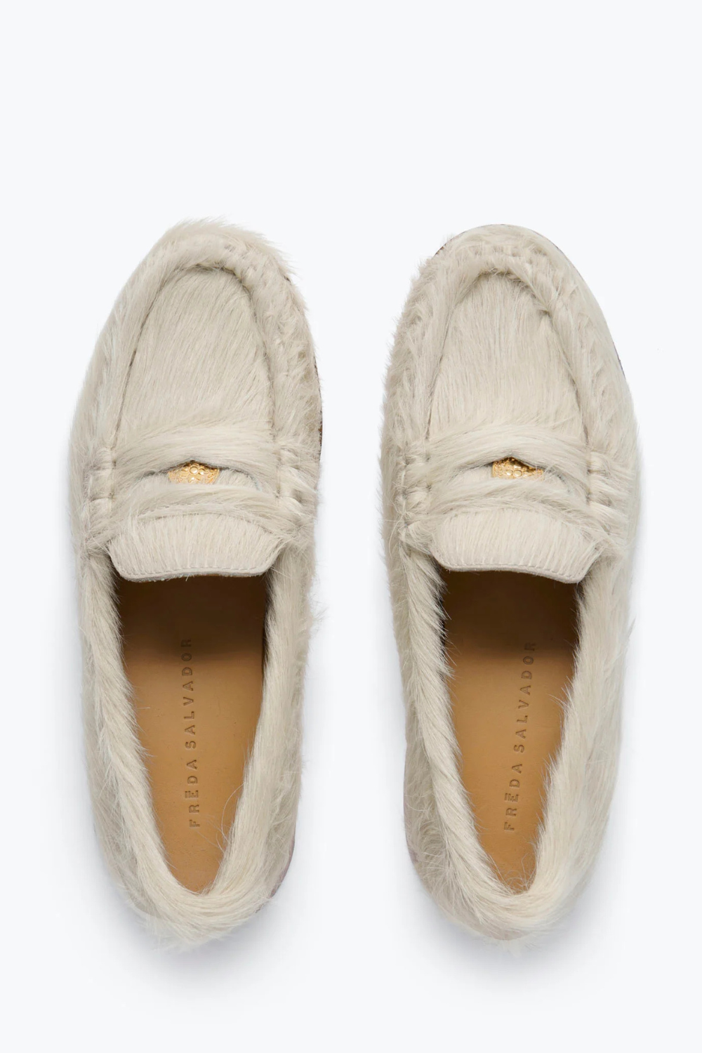 Flat lay of Frēda Salvador Elba Penny Loafer front view