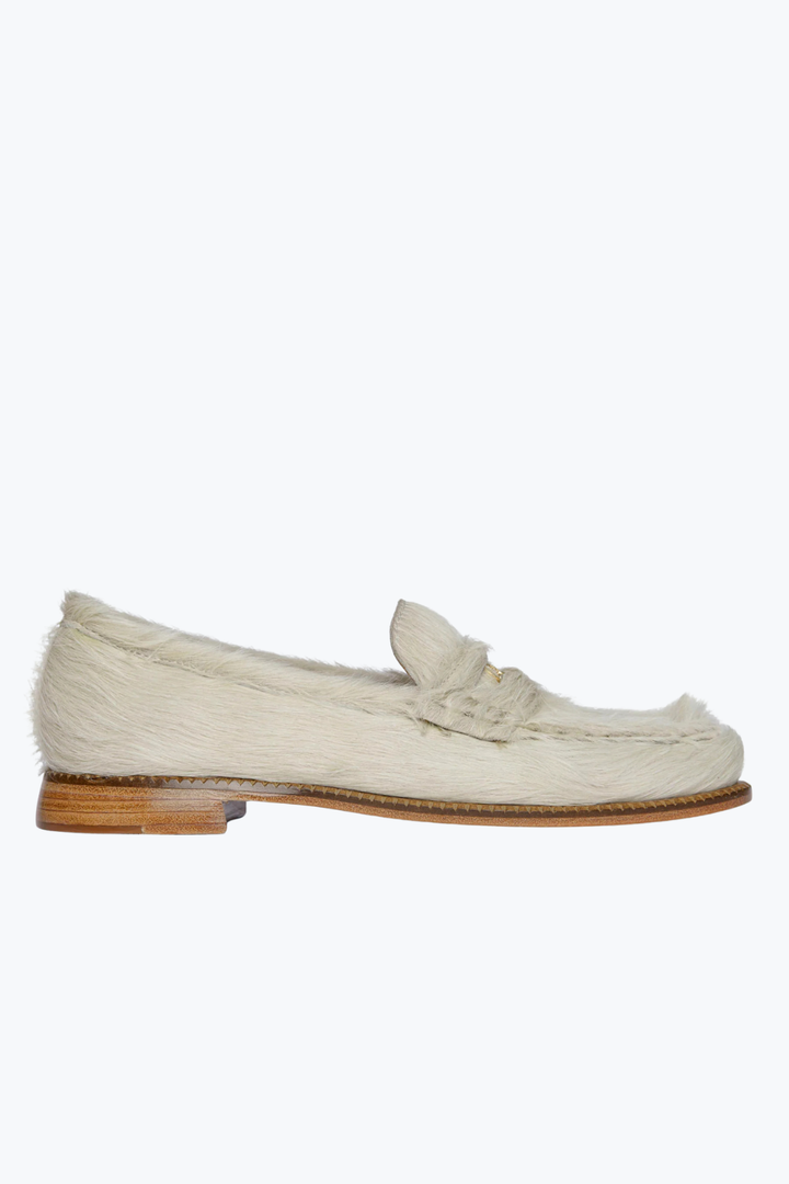 Flat lay of Frēda Salvador Elba Penny Loafer side view