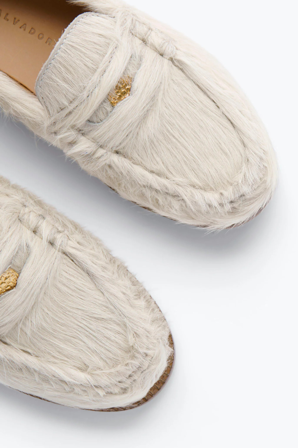 Flat lay of Frēda Salvador Elba Penny Loafer top view