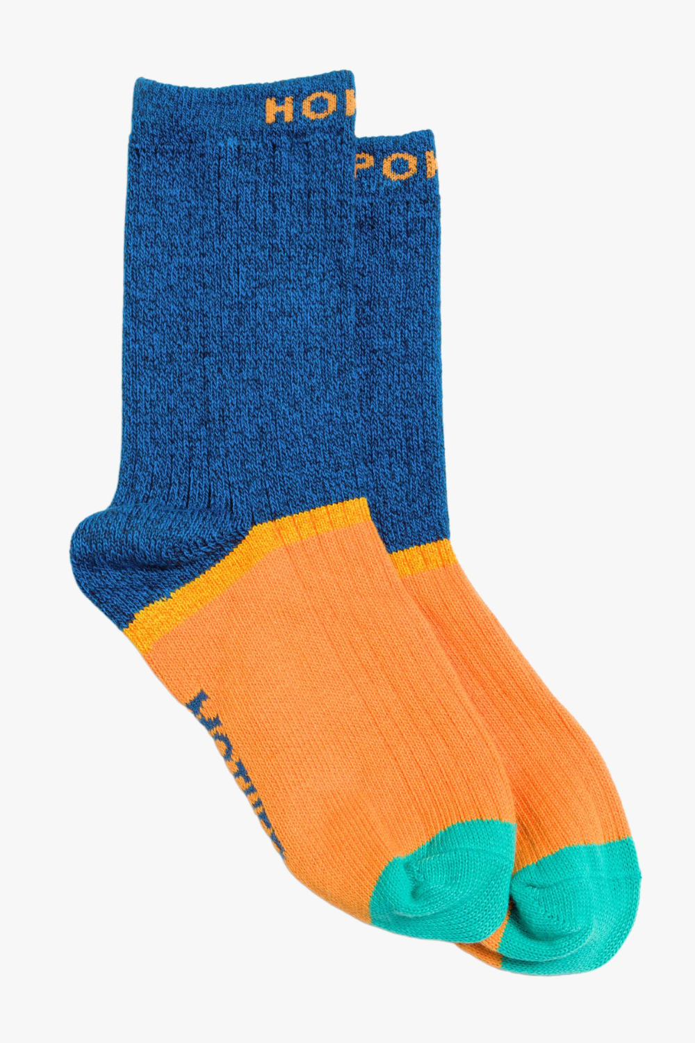 Flat lay of Mother The Half Step Sock side view