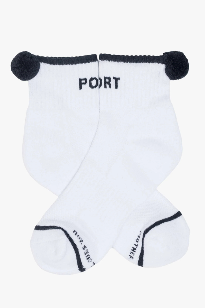 Flat lay of Mother Baby Steps Ankle Socks top view