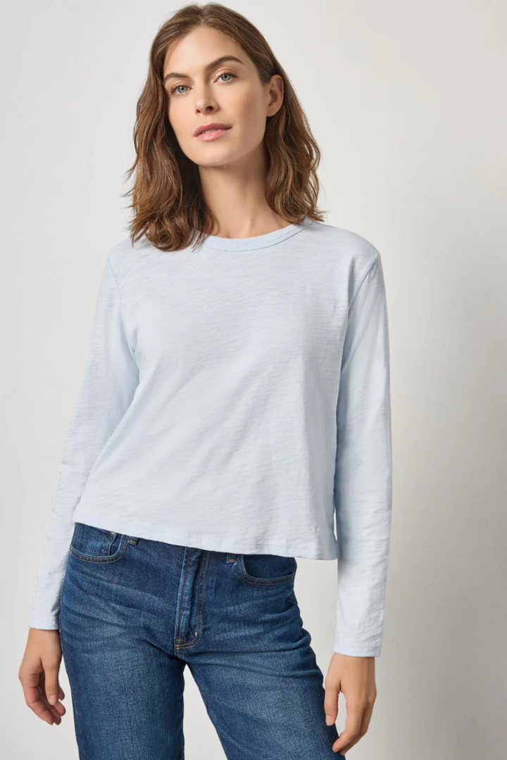 Lilla P Long Sleeve Cropped Boyfriend