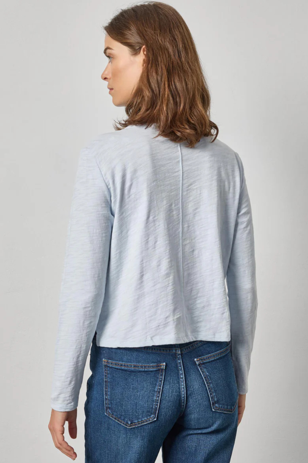 Lilla P Long Sleeve Cropped Boyfriend