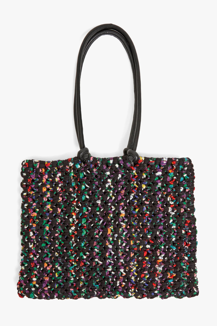 Flat lay of Clare V. Sandy front view