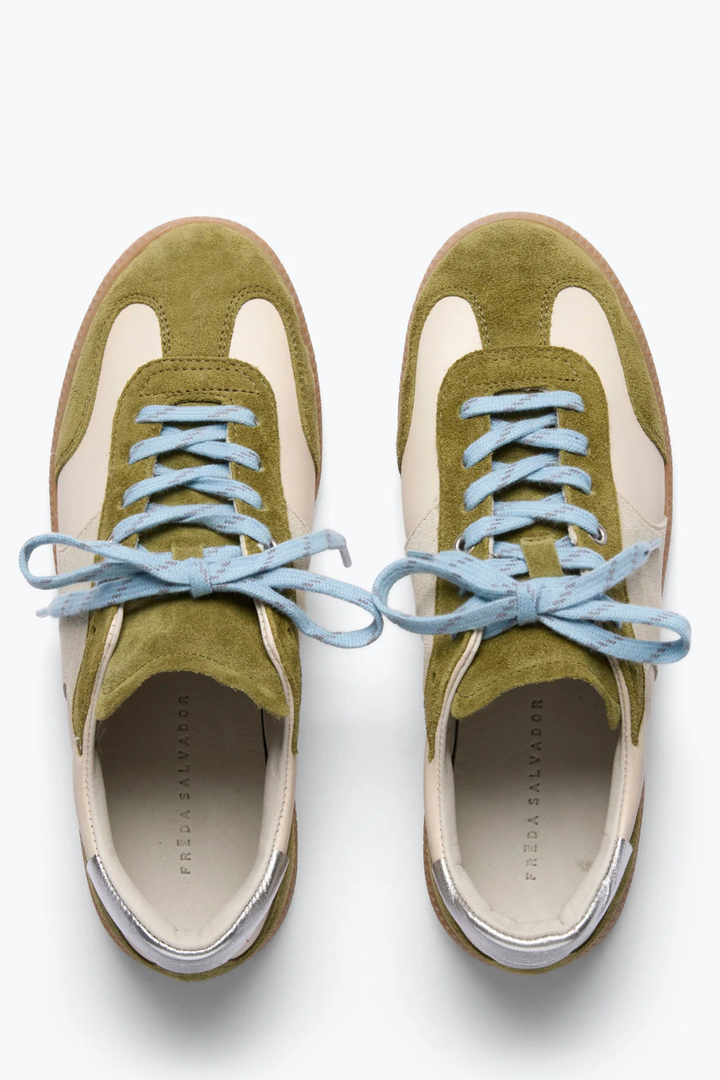 Flat lay of Frēda Salvador Jackie Retro Sneaker top view