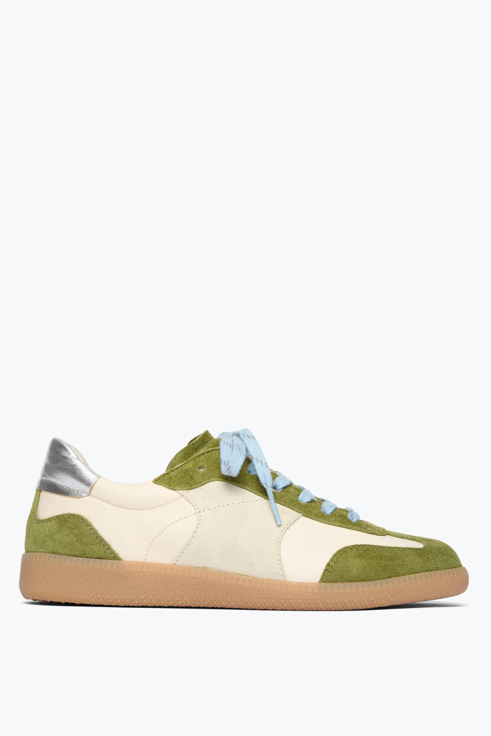 Flat lay of Frēda Salvador Jackie Retro Sneaker side view