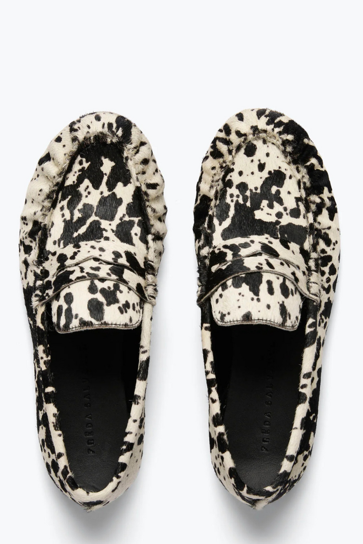 Flat lay of Frēda Salvador Sydney Low Profile Rouched Loafer top view