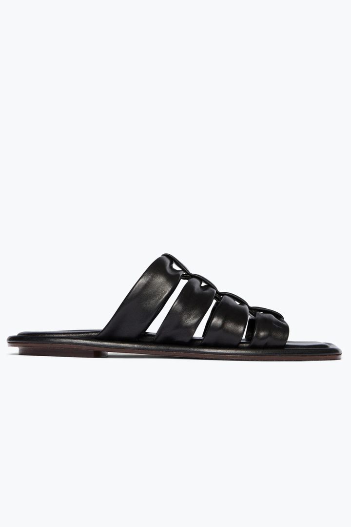 Flat lay of Frēda Salvador Selena Interwoven Sandal side view